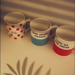 Kate Spade Coffee mugs set of 3